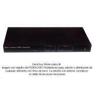 Switch Multimedia 5x1 HDMI, DVI, YPbPr y Audio Digital